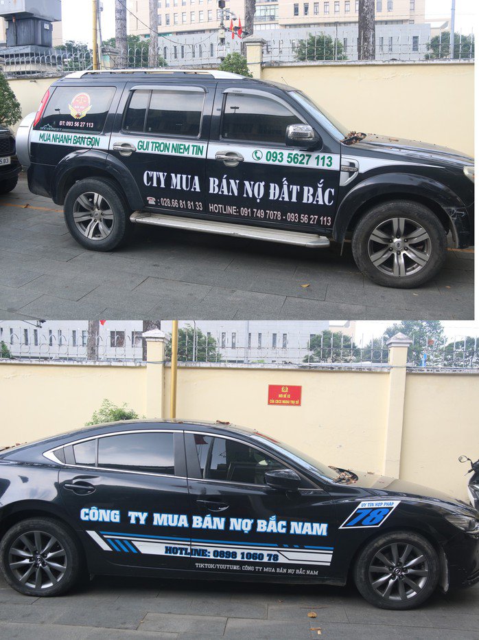 Những lần đòi nợ đều đi xe có logo