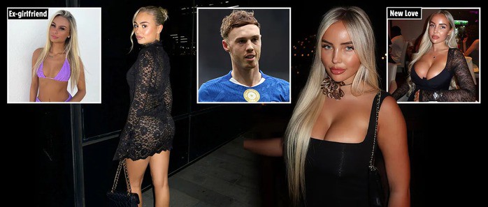 Cô nàng Connie Grace gây sốt mạng xã hội khi khoe ảnh diện trang phục xuyên thấu ngay sau khi bạn trai cũ Cole Palmer công khai bạn gái mới siêu mẫu đầy quyến rũ. Ảnh: Instagram/SunSport