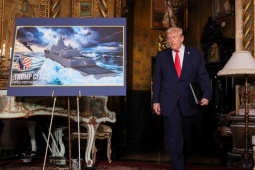 Ông Trump tuyên bố về tàu chiến “lớp Trump” trang bị vũ khí mạnh nhất