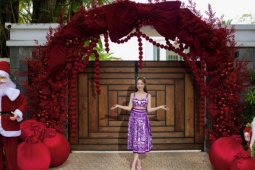 Vợ Chi Bảo trang hoàng biệt thự đón Noel