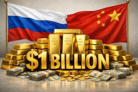 Trung Quốc mua gần 1 tỷ USD vàng từ Nga trong một tháng: Điều gì đang diễn ra phía sau thương vụ kỷ lục?