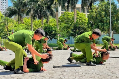 Tổ võ thuật Công an thành phố Hà Nội hoạt động như thế nào?