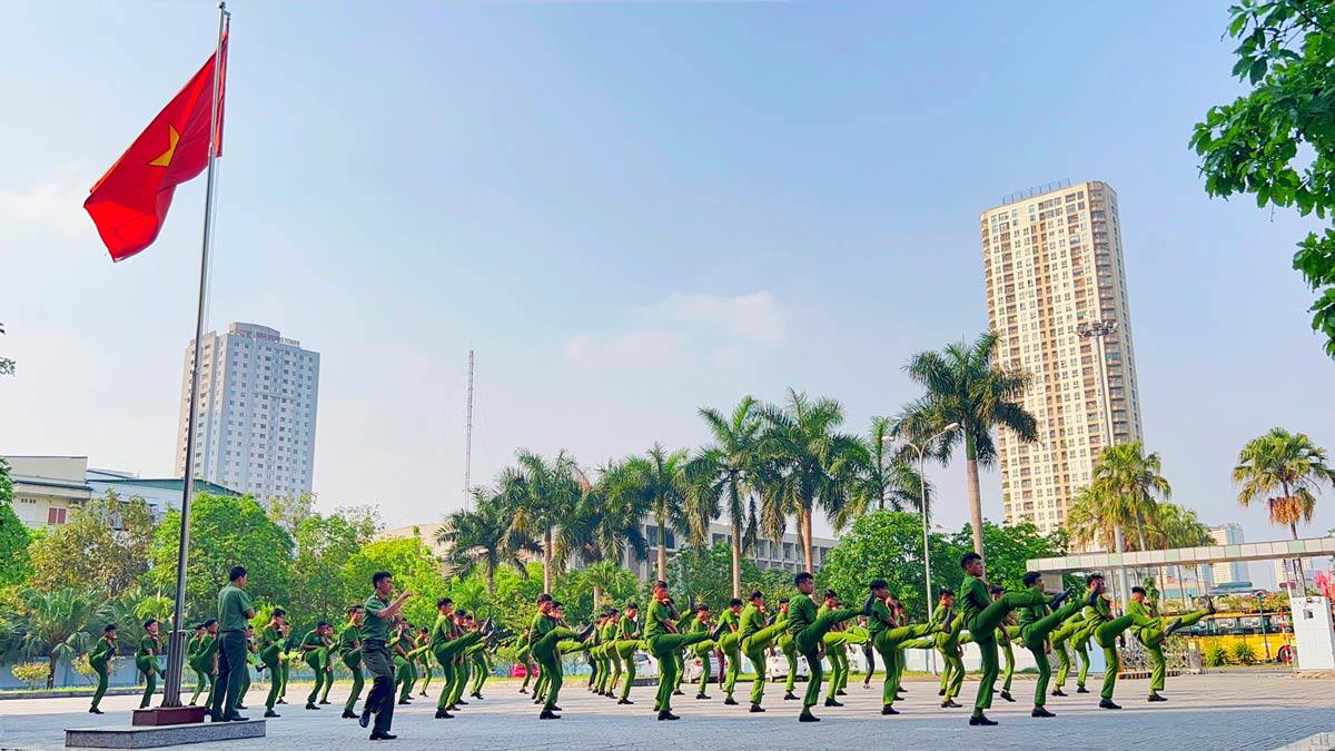 Tổ võ thuật Công an thành phố Hà Nội hoạt động như thế nào? - 3