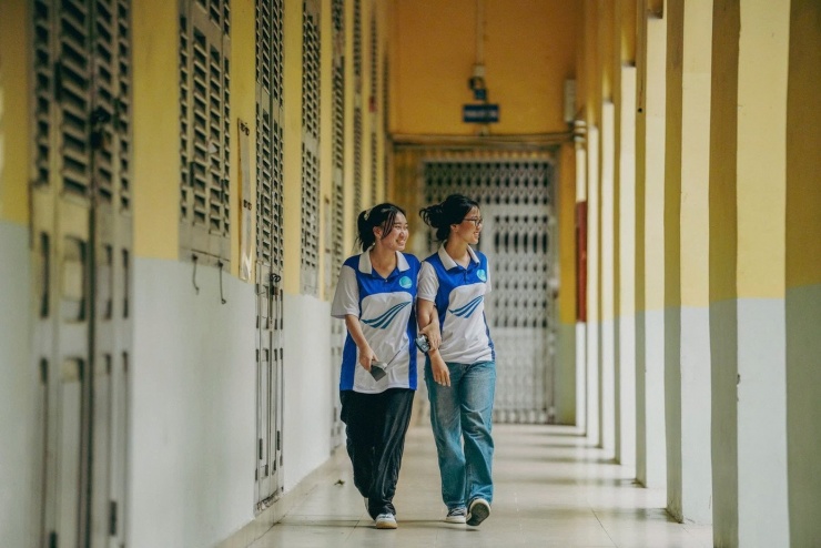 Sinh viên Trường Đại học Sài Gòn. Ảnh: Phạm Nguyễn