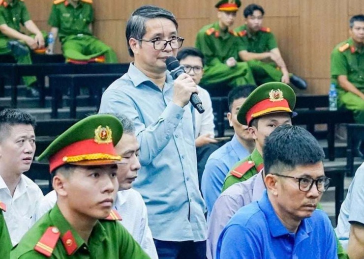 Ông Phạm Thái Hà tại phiên tòa sơ thẩm. Ảnh: X.A.