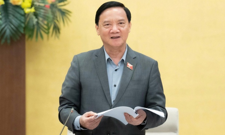 Phó Chủ tịch Quốc hội Nguyễn Khắc Định.