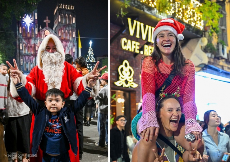 Đông nghịt người đón Giáng sinh - 4