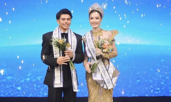 Trần Trân Mỹ Linh đăng quang "Miss Celebrity International 2025".