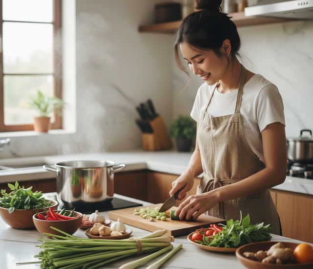 Sả không chỉ là một loại gia vị tạo mùi thơm đặc trưng mà còn là 'dược liệu vàng' trong căn bếp
