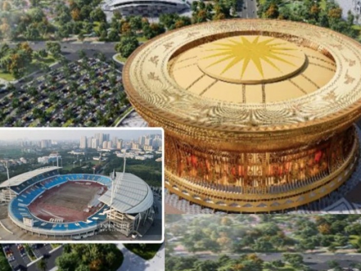 Sân vận động Trống Đồng lớn gấp mấy lần Mỹ Đình?
