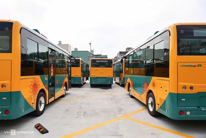 Hệ thống bu&yacute;t điện "gom" kh&aacute;ch cho Metro Bến Th&agrave;nh - Suối Ti&ecirc;n, đưa v&agrave;o khai th&aacute;c cuối năm 2024. Ảnh: Quỳnh Trần