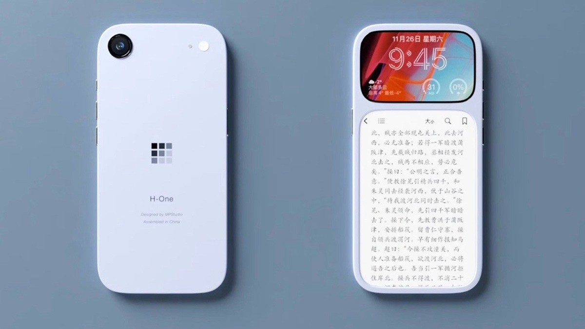 Chiêm ngưỡng concept smartphone với thiết kế hai màn hình ở mặt trước - 2