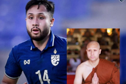 Vì sao cựu tiền đạo U23 Thái Lan bỏ châu Âu về nước đi tu?