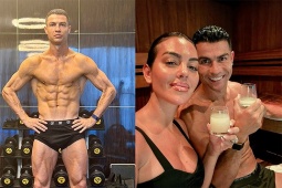 Ronaldo khoe thân hình cơ bắp tuổi 40, xông hơi cùng bạn gái nóng bỏng