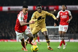 Video bóng đá Arsenal - Crystal Palace: Hiệp 1 vô duyên (League Cup)