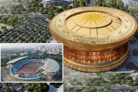 Sân vận động Trống Đồng lớn gấp mấy lần Mỹ Đình?