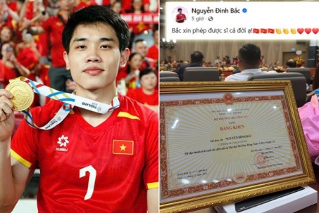 Đình Bắc "sĩ cả đời" vì vinh dự đặc biệt, fan sáng tác thơ tặng người hùng SEA Games
