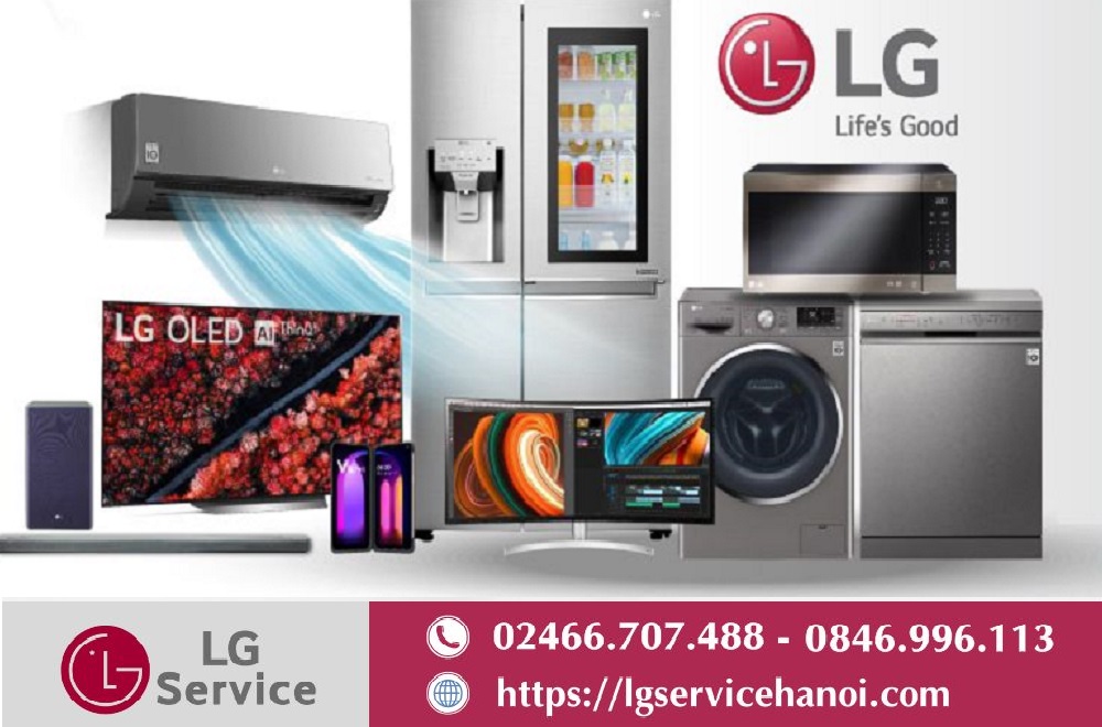 LG Service Hà Nội bảo hành toàn bộ các sản phẩm LG