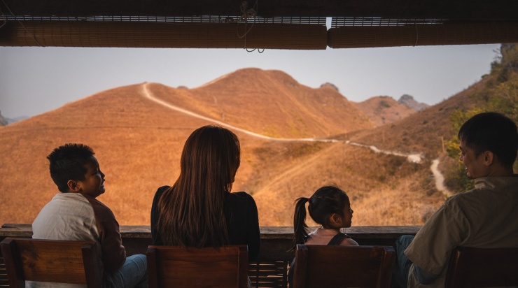 Gia đình anh Nhật từng đi xuyên Việt nhiều lần nhưng vẫn bất ngờ trước vẻ đẹp của Cao Bằng