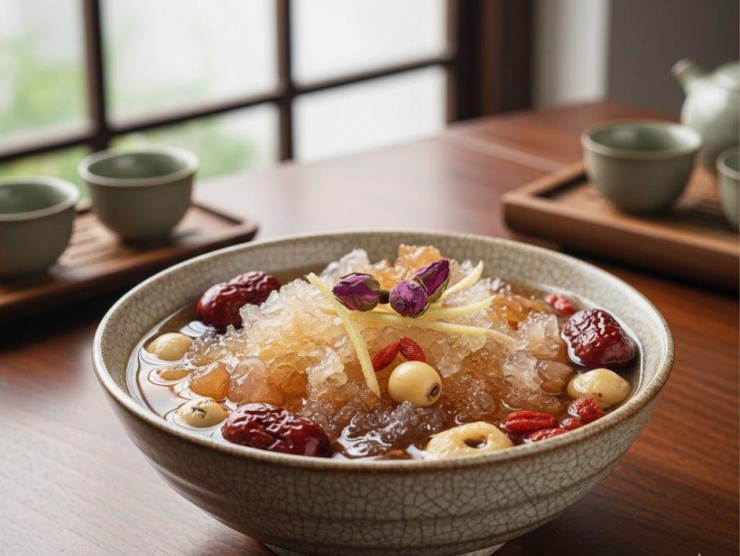 Chè dưỡng nhan là món ẩm thực quý giúp bổ sung sinh lực, điều hòa cơ thể và mang lại làn da sáng đẹp.