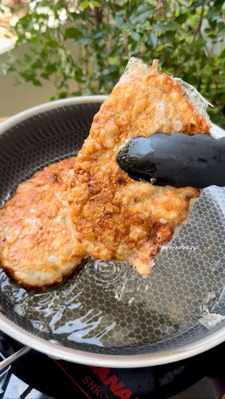 Chiên lên vàng ruộm