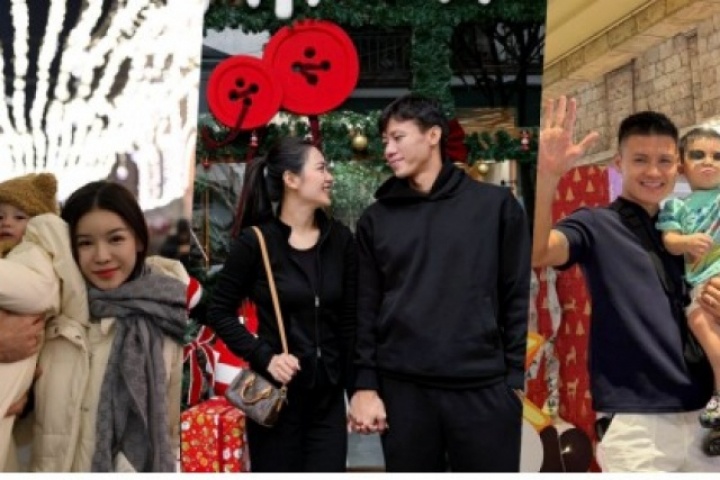 Dàn cầu thủ Việt Nam rạng rỡ khoe khoảnh khắc ấm áp đón Giáng sinh 2025