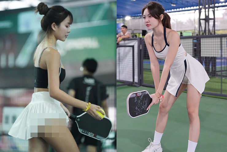 Nàng Kim “vén váy” gây bão mạng, Kiều Trinh nóng bỏng nhất làng pickleball năm 2025