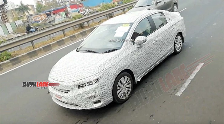 Honda City 2026 facelift dự kiến chỉ tinh chỉnh nhẹ ngoại hình. Ảnh: Rushlane