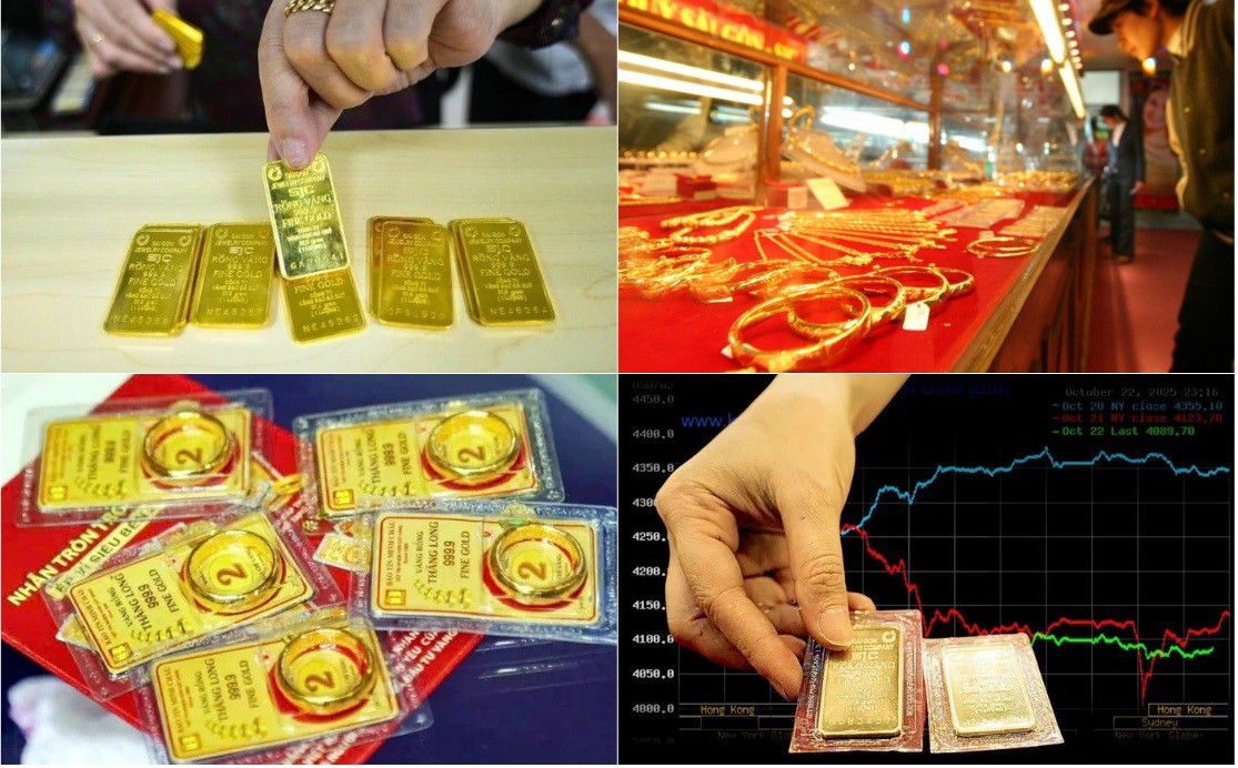 Giá vàng liên tiếp phá mốc lịch sử