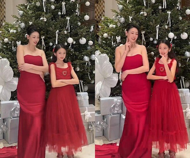 Ái nữ duy nhất nhà Hà Kiều Anh xuất hiện lộng lẫy cùng mẹ.