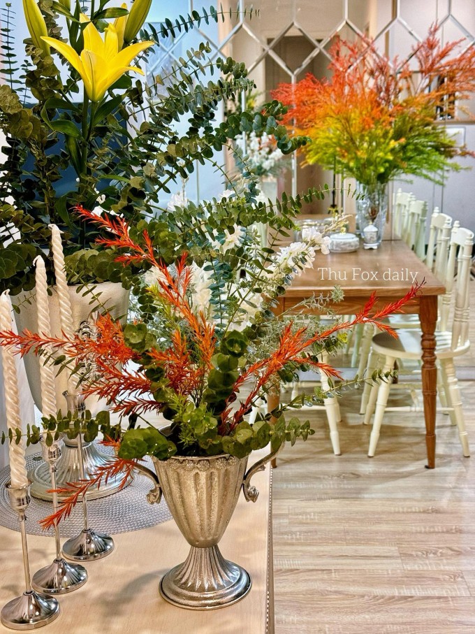 Thu Fox trang trí không gian phòng khách dịp cuối năm. Video: NVCC