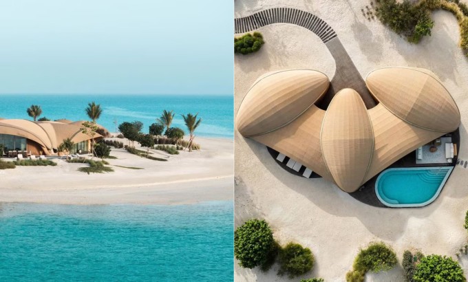 Khu nghỉ dưỡng siêu sang Nujuma giữa Biển Đỏ.