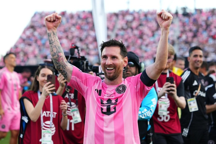 Lionel Messi trong màu áo Inter Miami tại giải Nhà nghề Mỹ năm 2025. Ảnh: US Today