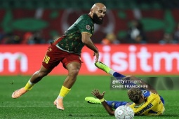 Video bóng đá Cameroon - Gabon: Dấu ấn Mbeumo, lu mờ Aubameyang (CAN Cup)