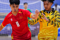 U19 futsal Việt Nam thắng đậm Brunei 18-0