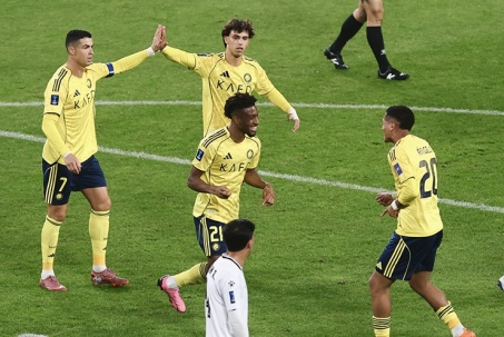 Kết quả bóng đá Al Nassr - Al Zawraa: Ronaldo kiến tạo, Felix - Coman chói sáng (Cúp C2 châu Á)