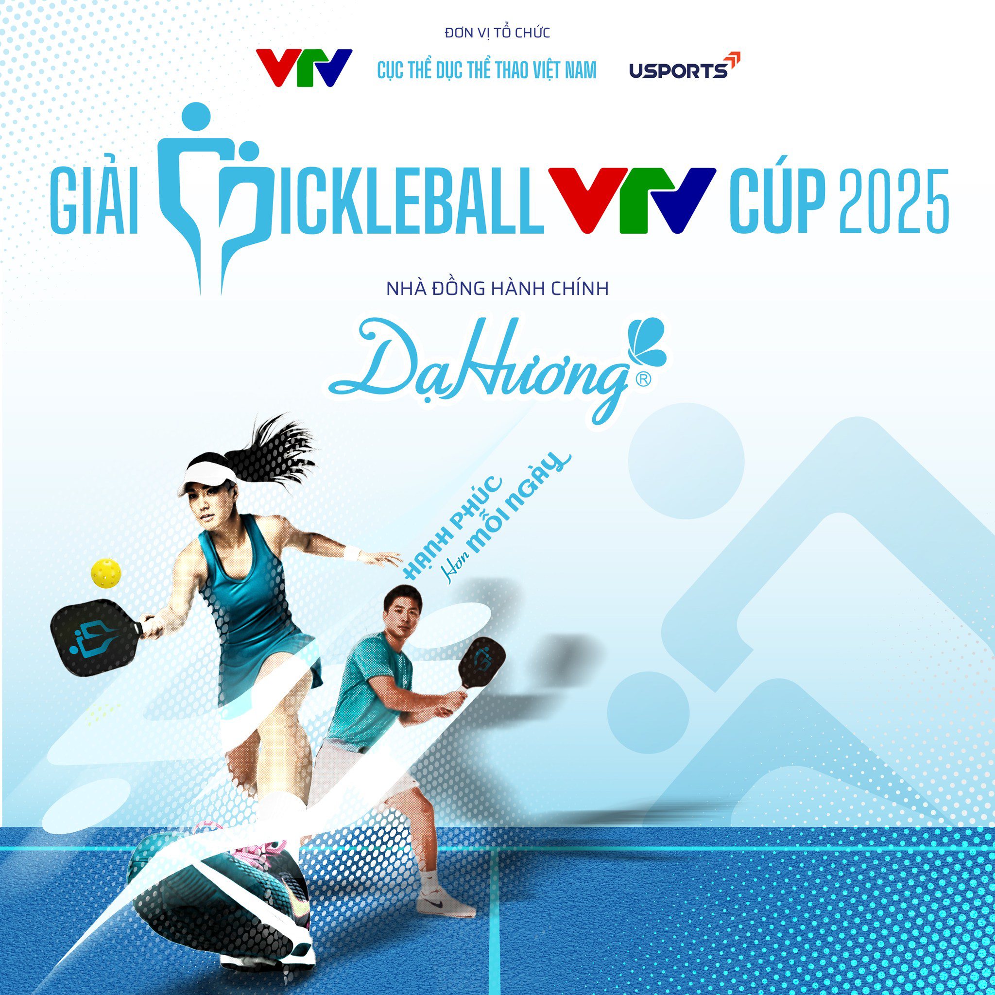 Dạ Hương là nhà đồng hành chính của Giải Pickleball VTV Cup 2025