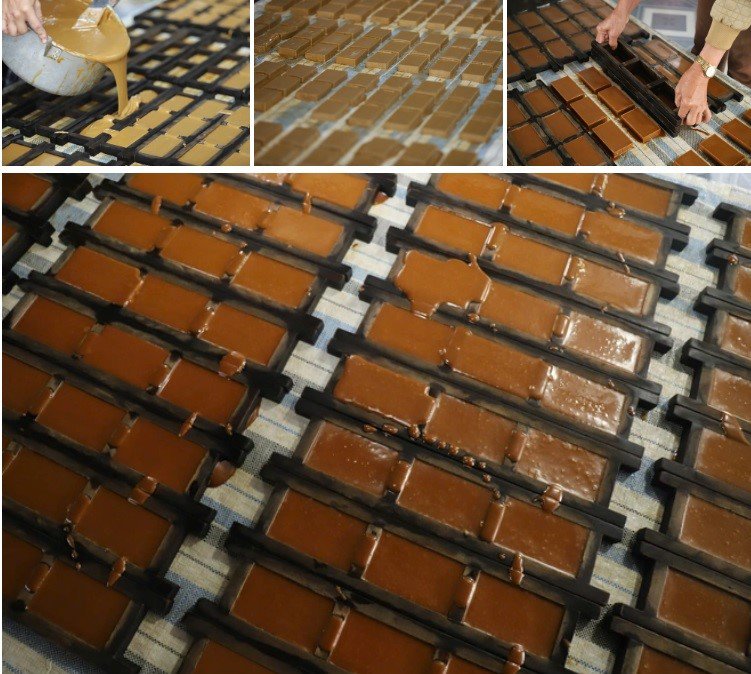 Trung bình mỗi mẻ cho ra khoảng 20 kg đường phên thành phẩm; mỗi ngày xưởng nấu khoảng 300 kg mật, làm việc từ sáng sớm đến chiều tối.