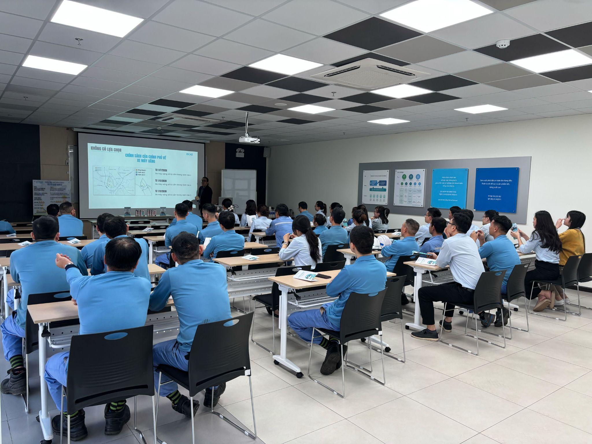 OKXE đồng hành cùng các doanh nghiệp chuyển đổi từ xe xăng sang xe điện.