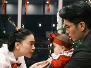 Vợ chồng Ngô Thanh Vân mở tiệc mừng Noel đầu bên con gái