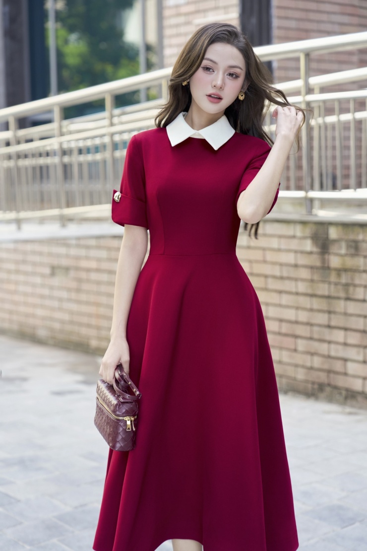 Mix đồ công sở dễ ứng dụng với hai màu đỏ - be hot trend - 13