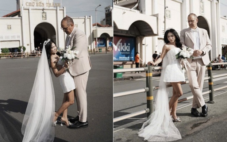 Chị Hà cao 1m50 còn anh Paul cao gần 2m