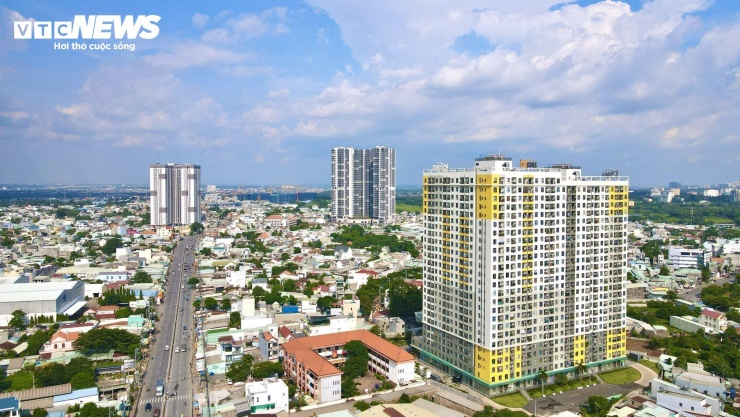 Dự án chung cư "mọc" dọc Quốc lộ 1K.