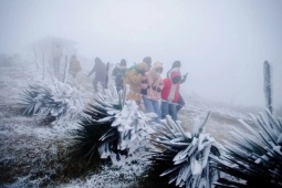 Miền Bắc chìm trong không khí lạnh, khả năng xuất hiện băng giá