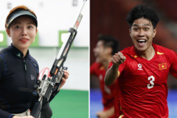 Trung vệ Lý Đức hẹn hò 'hoa khôi bắn súng' Thanh Thảo