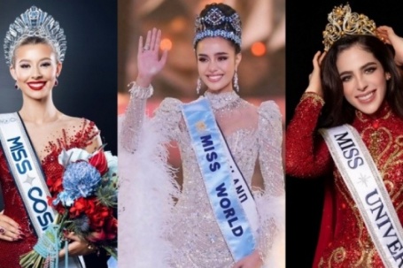 9 cô gái đoạt vương miện sắc đẹp quốc tế 2025