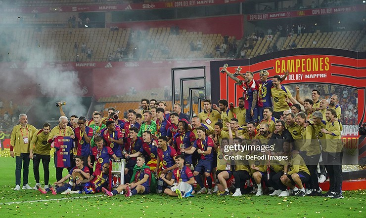 Barcelona giành Cúp nhà Vua Tây Ban Nha mùa giải 2024/2025