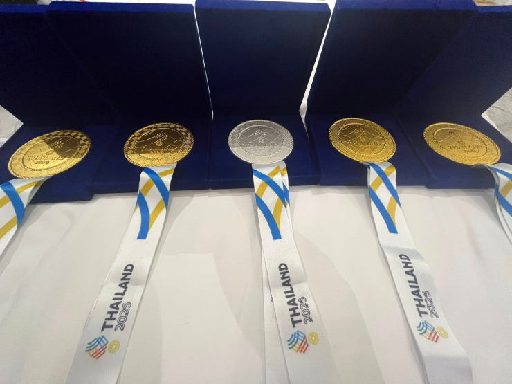 5 huy chương mà Thu Vinh có được tại SEA Games 33