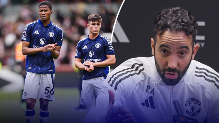 Chido Obi và Harry Amass "mất điểm" vì phản ứng với Amorim