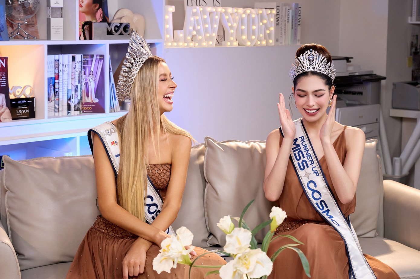 Vì sao 2 nàng hậu Miss Cosmo 2025 có tên tiếng Việt là Ngọc Na và Ngọc Tím? - 9